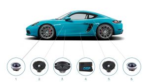 Porsche Cayman Audio upgrade