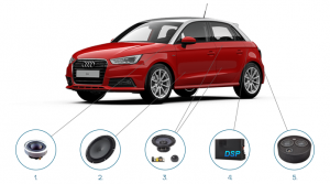 Audi A1 Audio Verbetering Gold