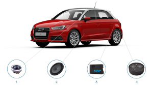 Audi A1 Audio Verbetering Silver