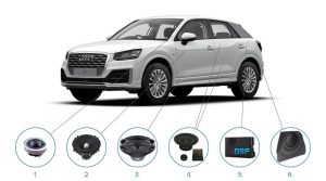 audi Q2 custom audio